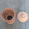 Lamp lantern terracotta braided handmade Deruta