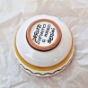 Small salad bowl majolica ceramic Deruta rich Deruta yellow