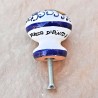 knob majolica ceramic Deruta rich Deruta blue