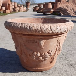 Artistic vase terracotta handmade