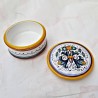 Portagioie ceramica maiolica Deruta ricco Deruta giallo