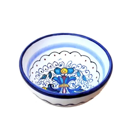 Ciotolina ceramica maiolica Deruta ricco Deruta blu