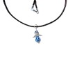 Necklace angels Deruta majolica ceramic hand painted Turquoise decoration