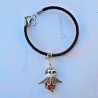 Bracelet angels Deruta majolica ceramic hand painted red decoration