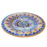 Wall plate majolica ceramic Deruta geometric Todi