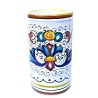 Portapenne ceramica maiolica Deruta ricco Deruta giallo