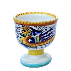 Portauovo ceramica maiolica Deruta raffaellesco