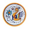 Piatto piccolo da parete ceramica maiolica Deruta raffaellesco