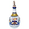 Oliera con manico ceramica maiolica Deruta ricco Deruta blu