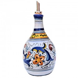 Oliera ceramica maiolica Deruta ricco Deruta blu