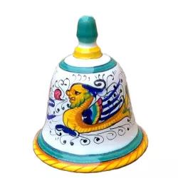 Campanella ceramica maiolica Deruta raffaellesco