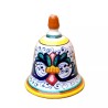 Campanella ceramica maiolica Deruta ricco Deruta giallo