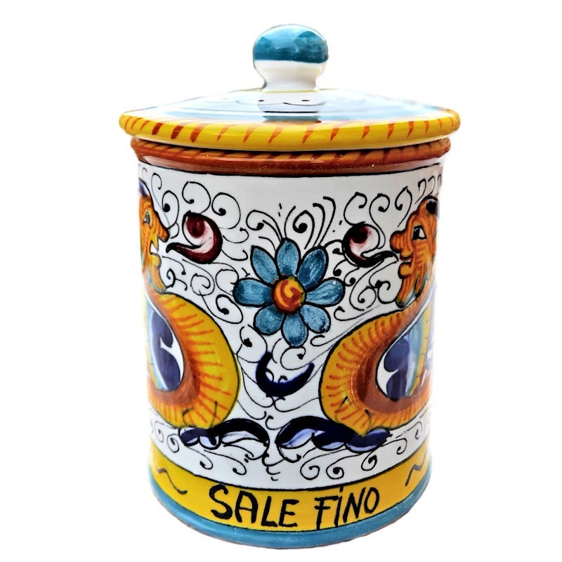 Barattolo cucina ceramica maiolica Deruta raffaellesco Barattolo cucina ceramica maiolica Deruta raffaellesco