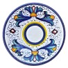 Coffee cup saucer majolica ceramic Deruta rich Deruta blue