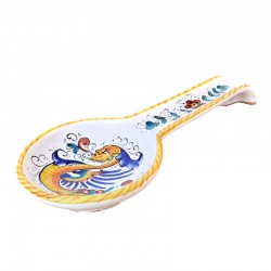 Spoon rest majolica ceramic Deruta raphaelesque