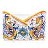 Portalettere da tavolo ceramica maiolica Deruta raffaellesco