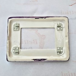 Switch cover Deruta majolica ceramic hand painted rich Deruta Blue A decoration compatible matix