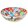 Salad bowl majolica ceramic Deruta pomegranate