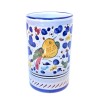 Portapenne ceramica maiolica Deruta arabesco colorato