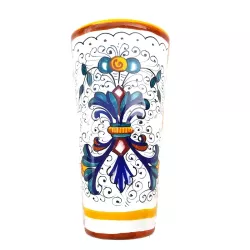 Humidifier radiator majolica ceramic Deruta rich Deruta yellow