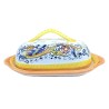Butter dish majolica ceramic Deruta raphaelesque