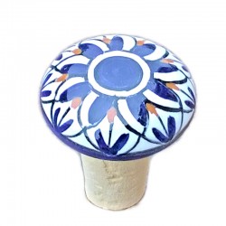 Cap majolica ceramic Deruta geometric 03