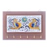 Appendino ceramica legno maiolica Deruta raffaellesco rettangolare