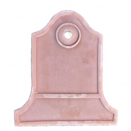 Fountain panel terracotta Deruta
