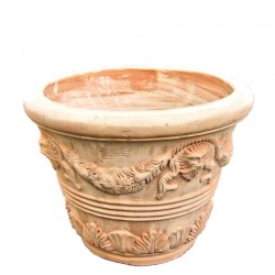 Vaso terracotta Bologna lavorato a mano