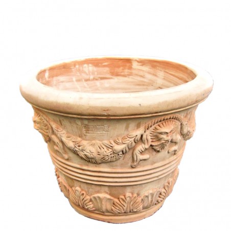 Vaso terracotta Bologna lavorato a mano