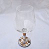 Ceramic goblet majolica ceramic Deruta raphaelesque