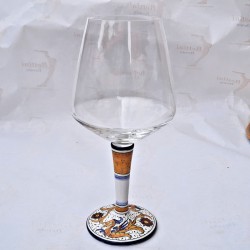 Calice ceramica maiolica Deruta raffaellesco