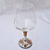 Ceramic goblet majolica ceramic Deruta raphaelesque