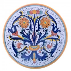Trivet majolica ceramic Deruta rich Deruta yellow