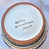 Porta vaso cachepot ceramica maiolica Deruta dipinto a mano decoro Ricco Deruta Blu