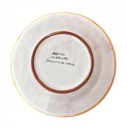 Table plate majolica ceramic Deruta raphaelesque