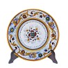 Piatto tavola ceramica maiolica Deruta raffaellesco centrino