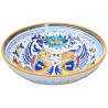 Salad bowl majolica ceramic Deruta raphaelesque