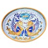 Salad bowl majolica ceramic Deruta raphaelesque
