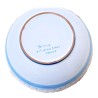 Salad bowl majolica ceramic Deruta rich Deruta turquoise single color