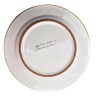 Table plate majolica ceramic Deruta rich Deruta blue floral doily