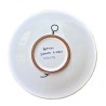 Piatto da parete ceramica maiolica Deruta Lucia multicolore