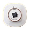 Square wall clock majolica ceramic Deruta rich Deruta blue