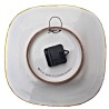 Square wall clock majolica ceramic Deruta raphaelesque