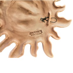 Terracotta sun with rays to hang Cm. 25