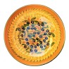 Ciotola ceramica maiolica Deruta olive