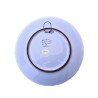 Piatto da parete ceramica maiolica Deruta ricco Deruta blu cesto