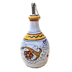 Oliera ceramica maiolica Deruta raffaellesco