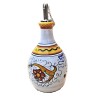 Cruet majolica ceramic Deruta raphaelesque