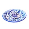 Wall plate majolica ceramic Deruta blue arabesque